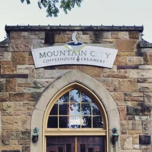 mountain city coffee house storefront mountain city coffee house storefront