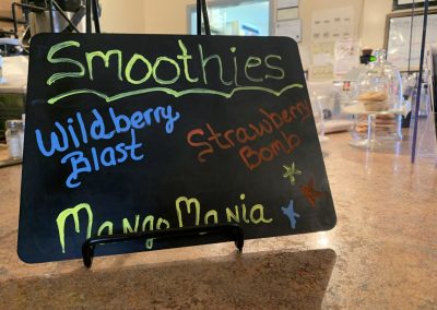 smoothie sign